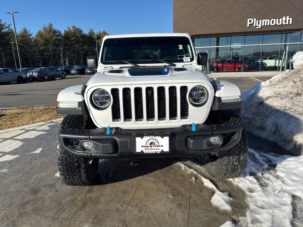 Used 2021 Jeep Wrangler Unlimited Rubicon 4XE with VIN 1C4JJXR68MW775831 for sale in Plymouth, MA