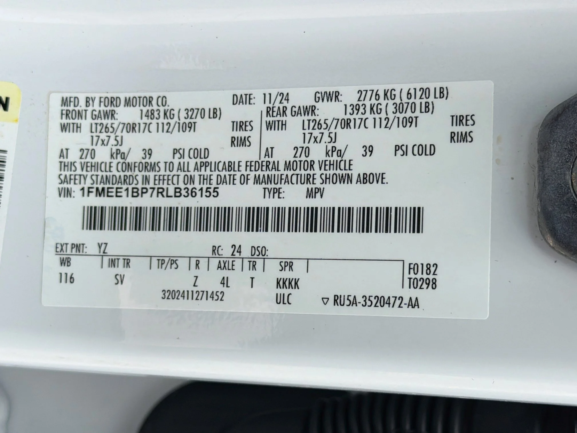 Used 2024 Oxford White Ford Black Diamond image 43