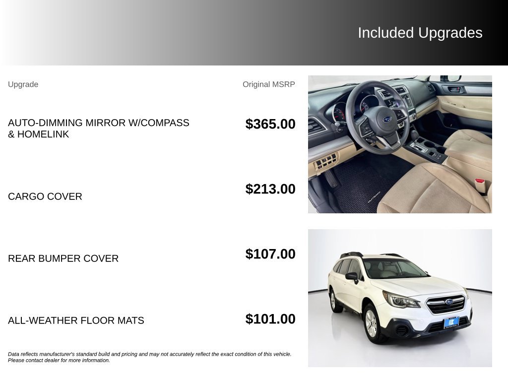 Used 2018 Crystal White Pearl Subaru 2.5i image 5