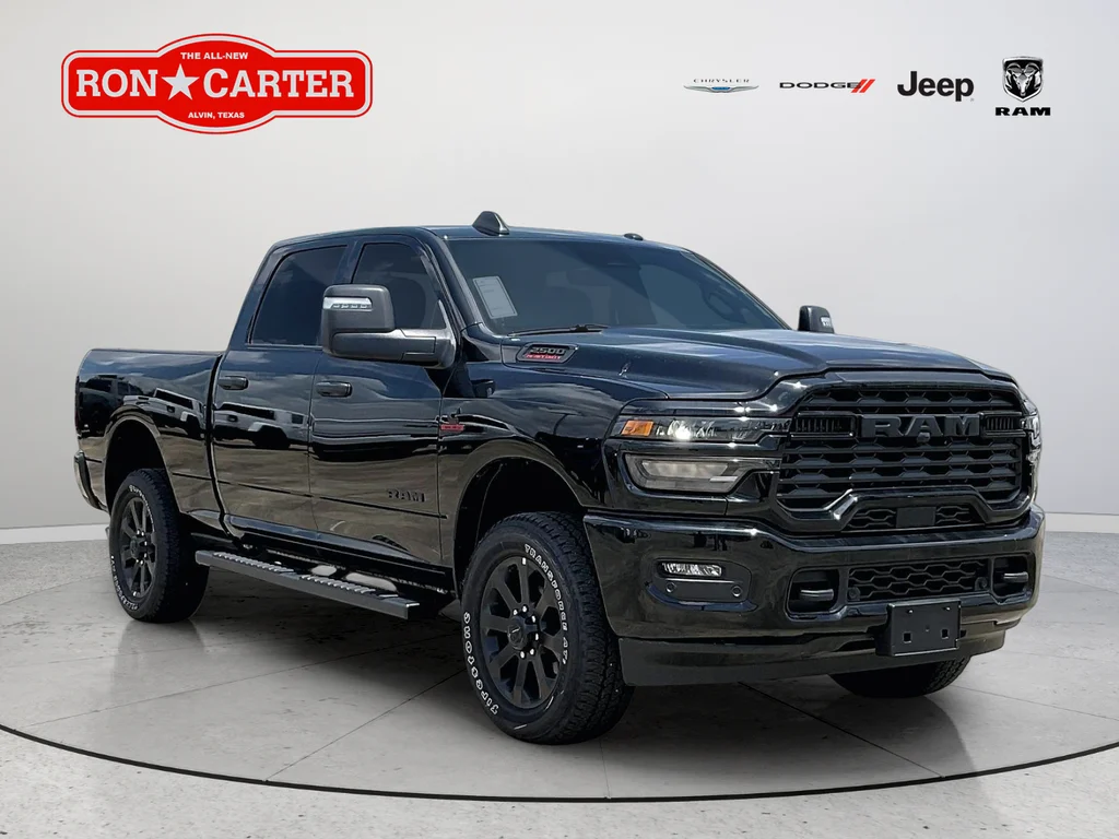 New 2026 Diamond Black Crystal Pearlcoat RAM Big Horn image 1
