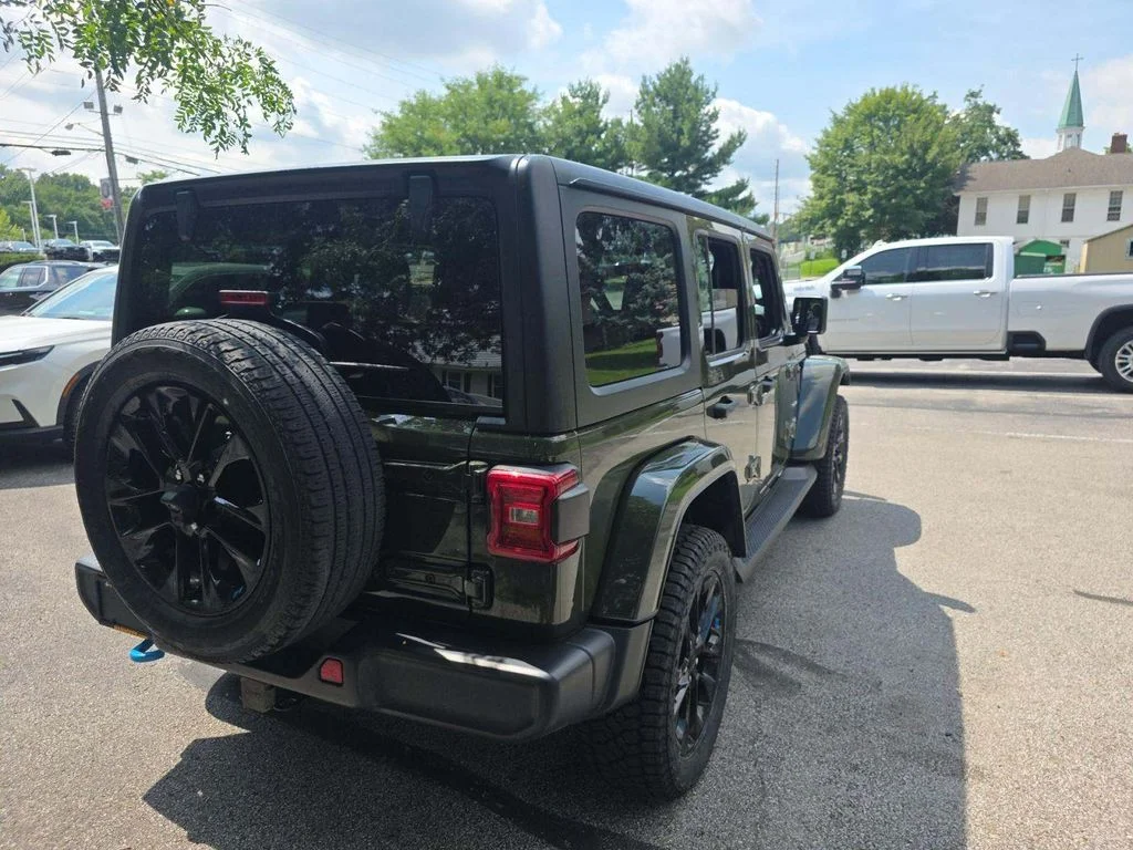 Used 2023 Green Jeep Sahara 4xe image 2