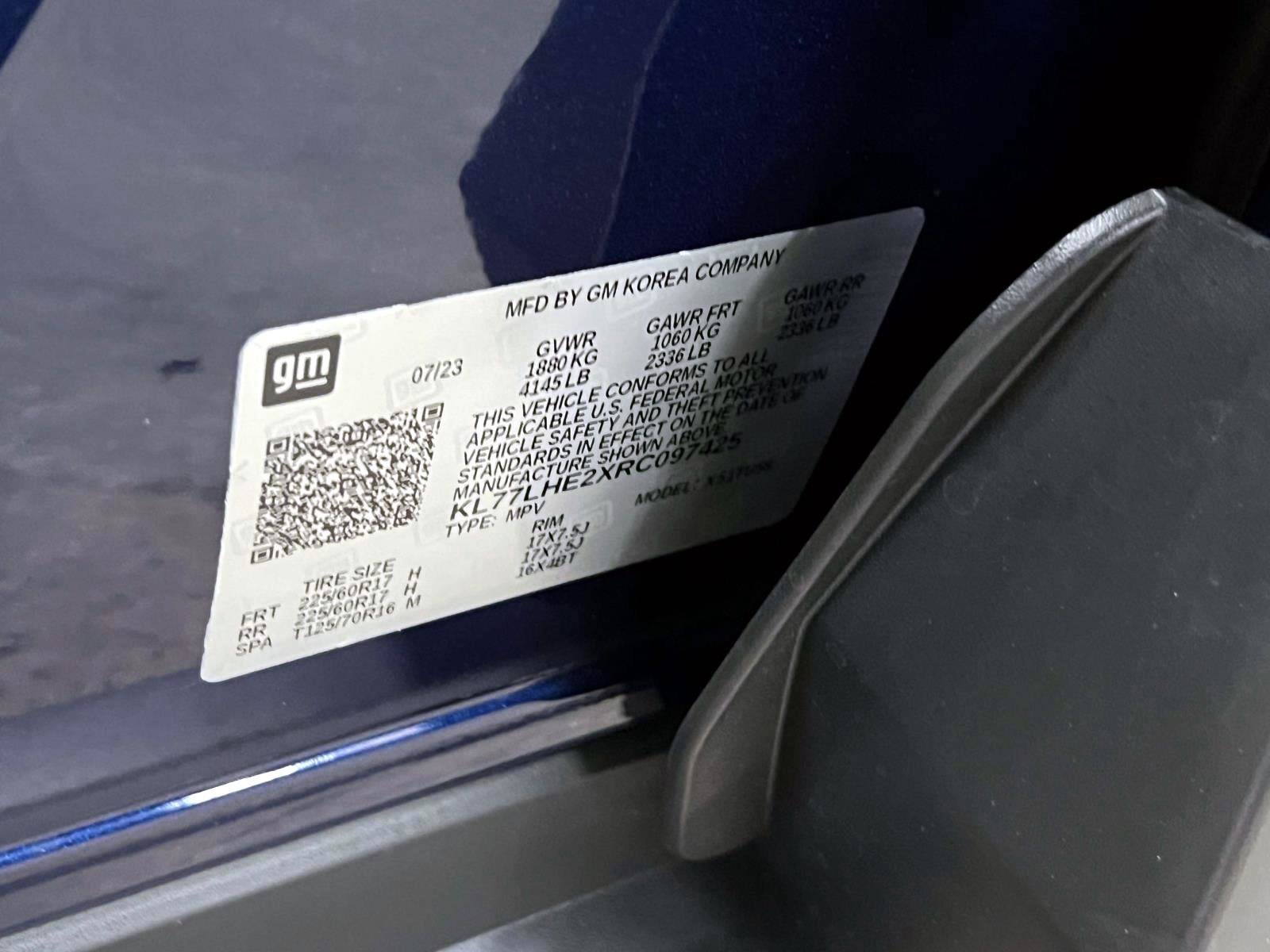 Certified Used 2024 Blue Glow Metallic Chevrolet LT image 19