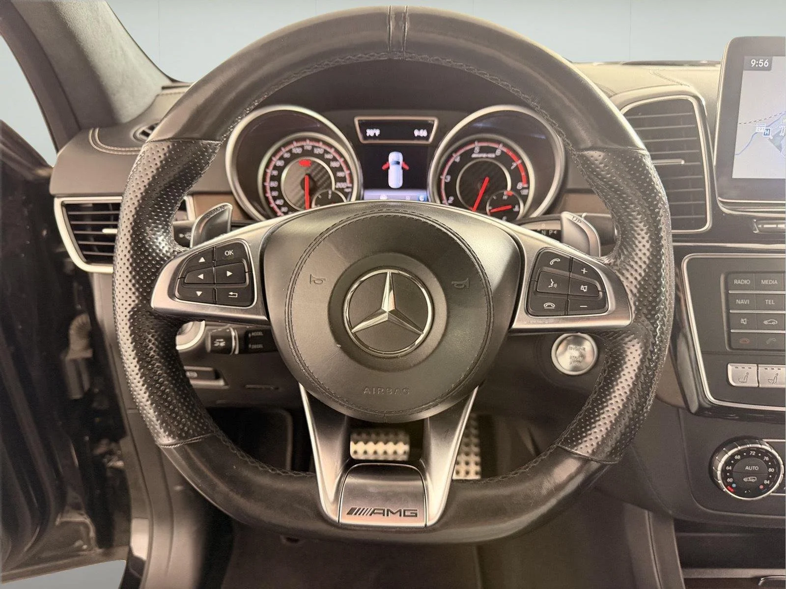 Used 2017 Obsidian Black Metallic Mercedes-Benz AMG® GLS 63 image 28