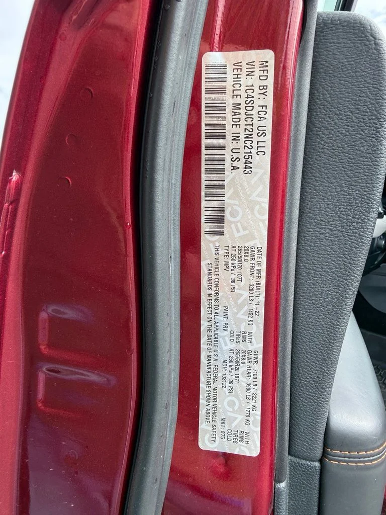 Used 2022 Red Dodge R/T image 25