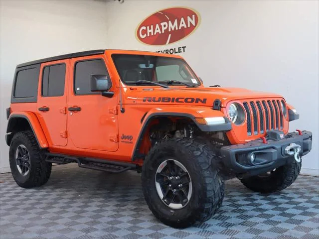 Used 2018 Orange Jeep Rubicon 4x4 image 1