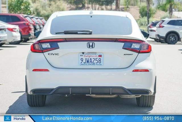 Used 2024 Platinum White Pearl Honda Sport image 10