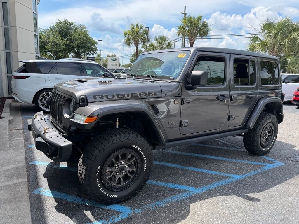 Used 2021 Gray Jeep Unlimited Rubicon 392 image 1