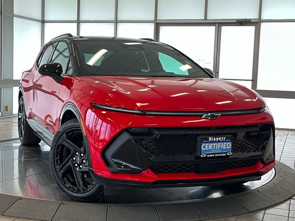 Certified 2024 Chevrolet Equinox EV RS with VIN 3GN7DSRP4RS295115 for sale in Elgin, IL