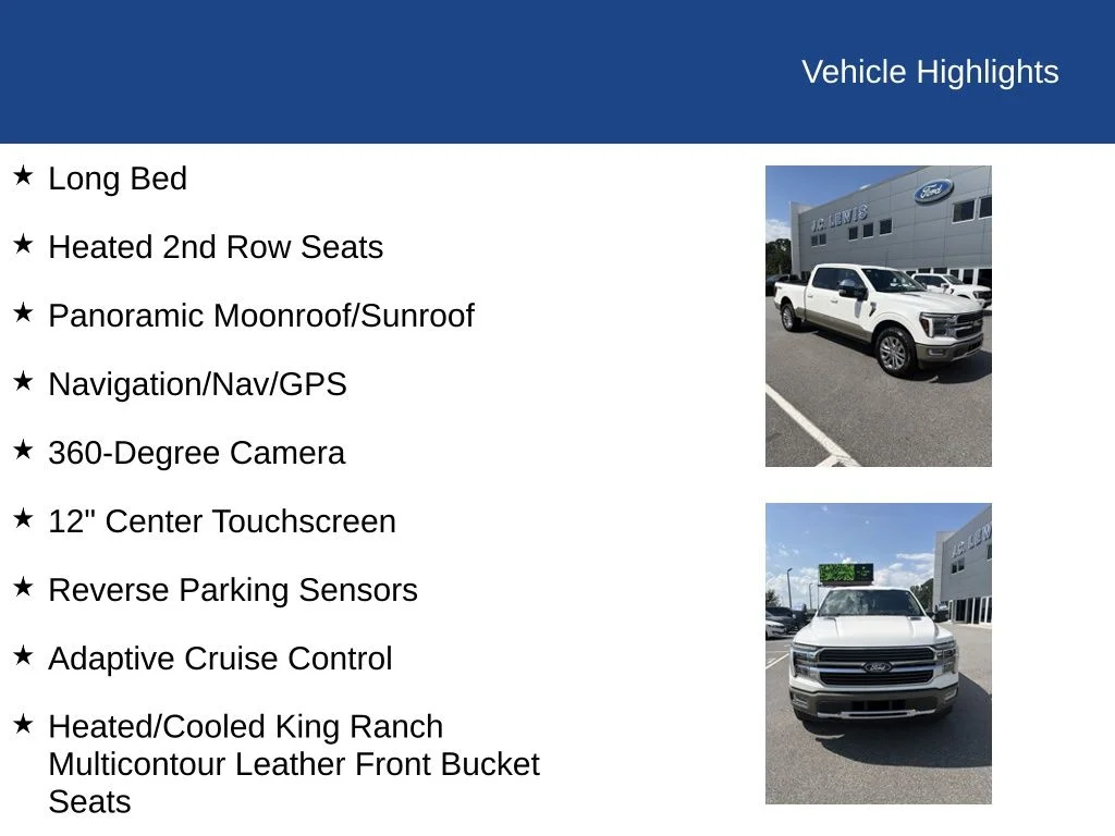 Used 2025 Star White Ford King Ranch image 25