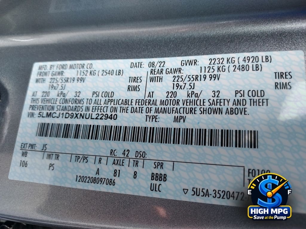 Used 2022 Silver Lincoln Standard image 34