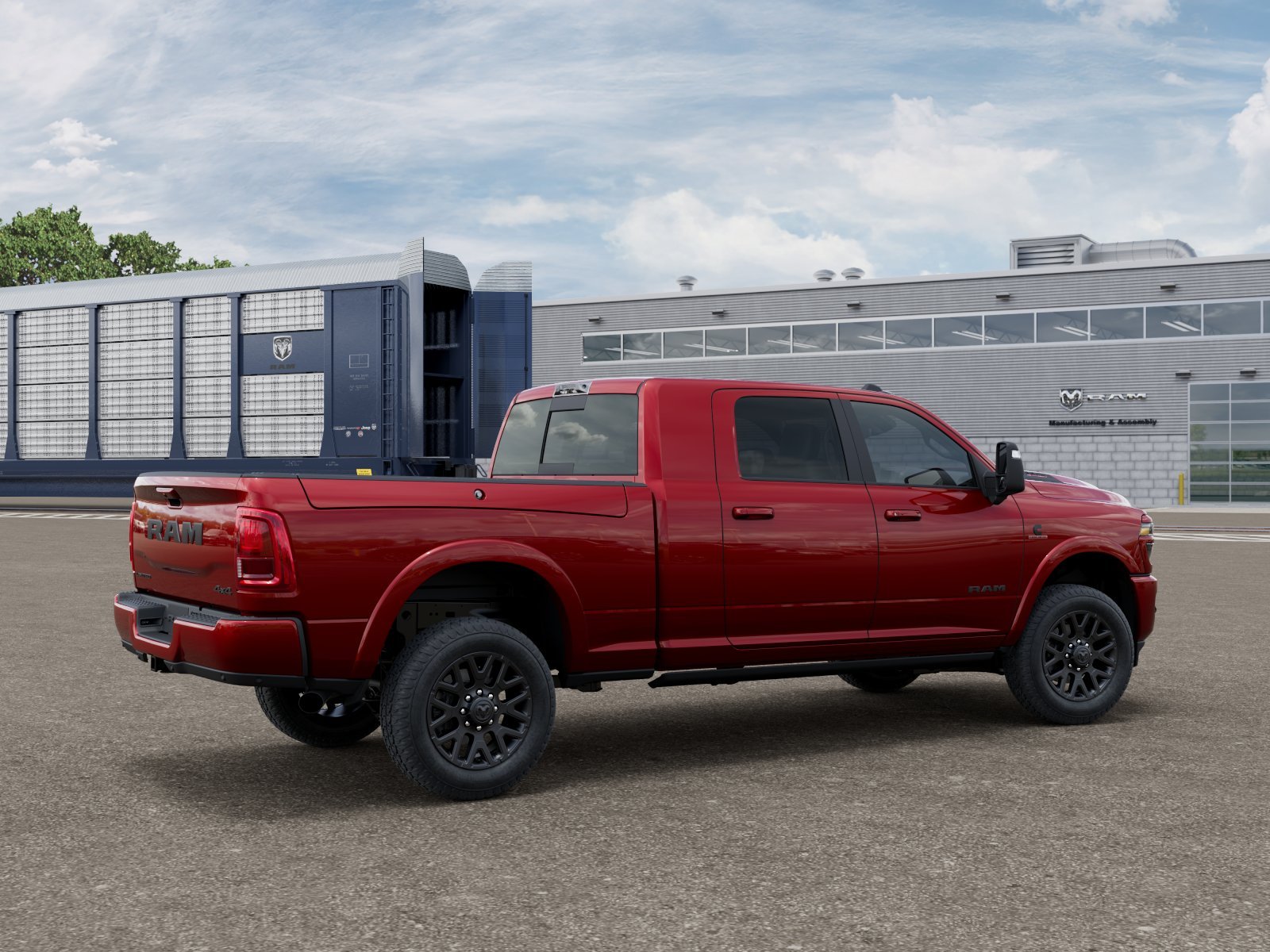 New 2026 Molten Red Pearl-Coat Exterior Paint RAM Limited image 2