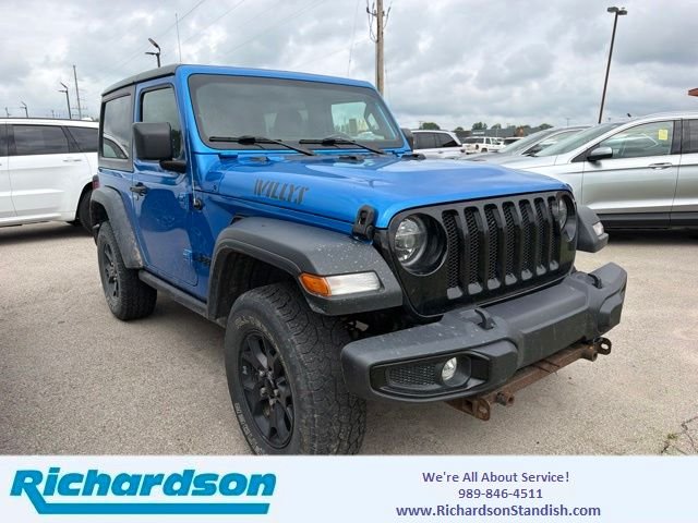 Used 2021 Blue Jeep Willys image 1