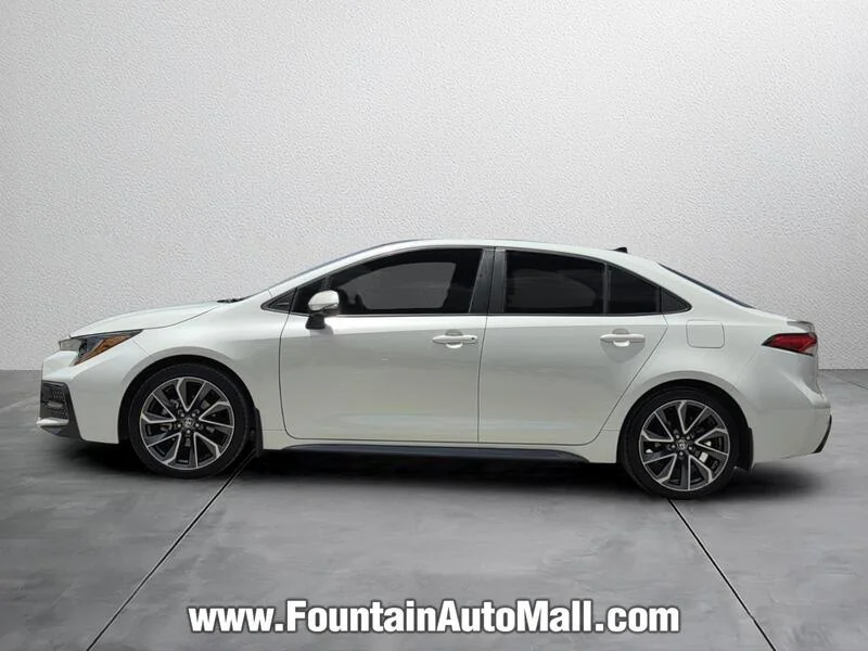 Used 2021 Black Sand Pearl TOYOTA XSE CVT image 2