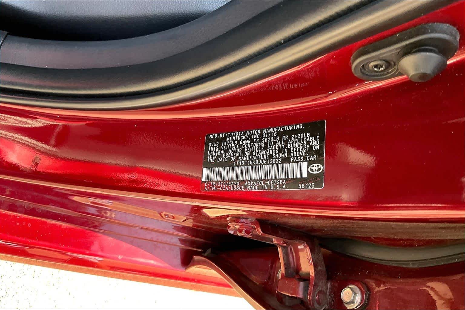 Used 2018 Ruby Flare Pearl Toyota SE image 34