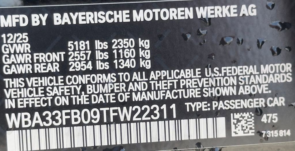 New 2026 Black Sapphire Metallic BMW 430i xDrive image 44