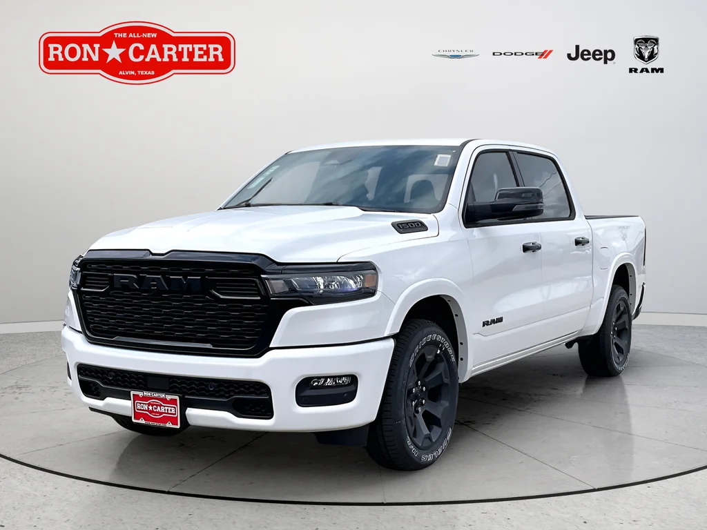 New 2026 Bright White Clear-Coat Exterior Paint RAM Big Horn/Lone Star image 3