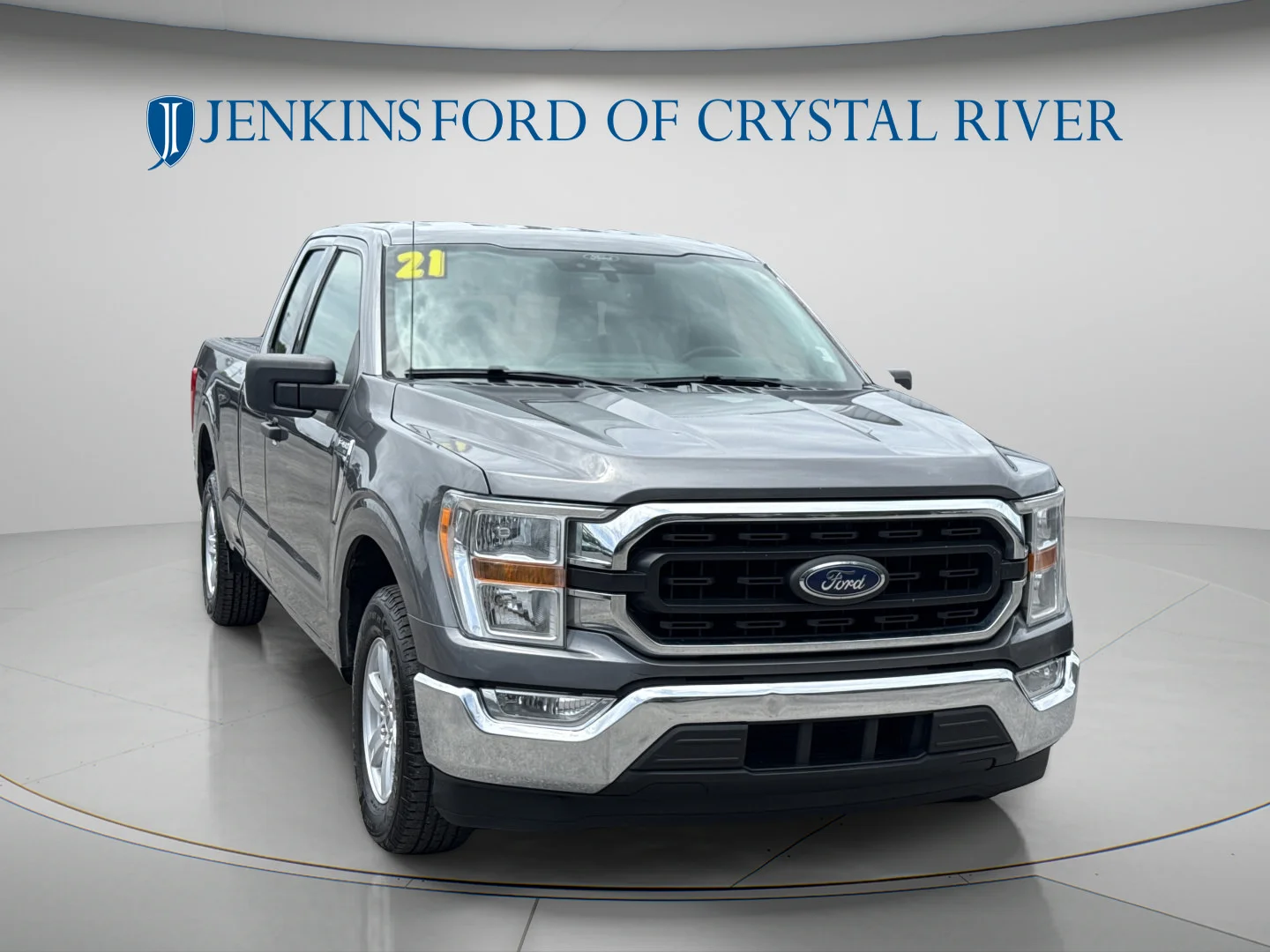 Used 2021 Carbonized Gray Metallic Ford XLT image 14