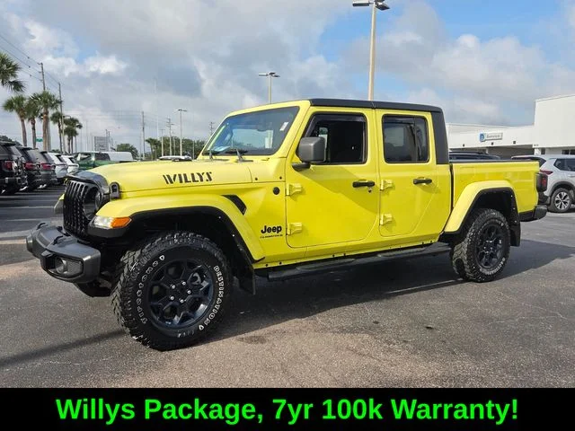 Certified Used 2023 Yellow Jeep Willys image 3