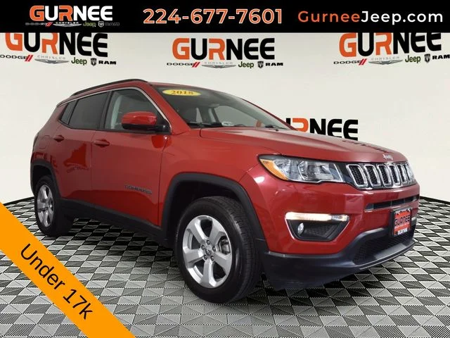 Used 2018 Red Jeep Latitude image 1