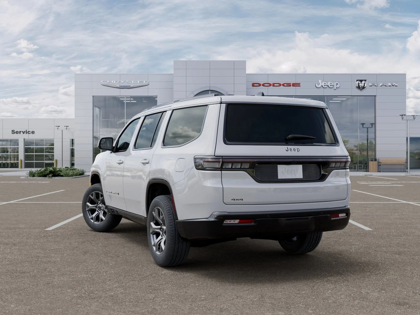 New 2026 Bright White Clear-Coat Exterior Paint Jeep Limited Altitude image 28