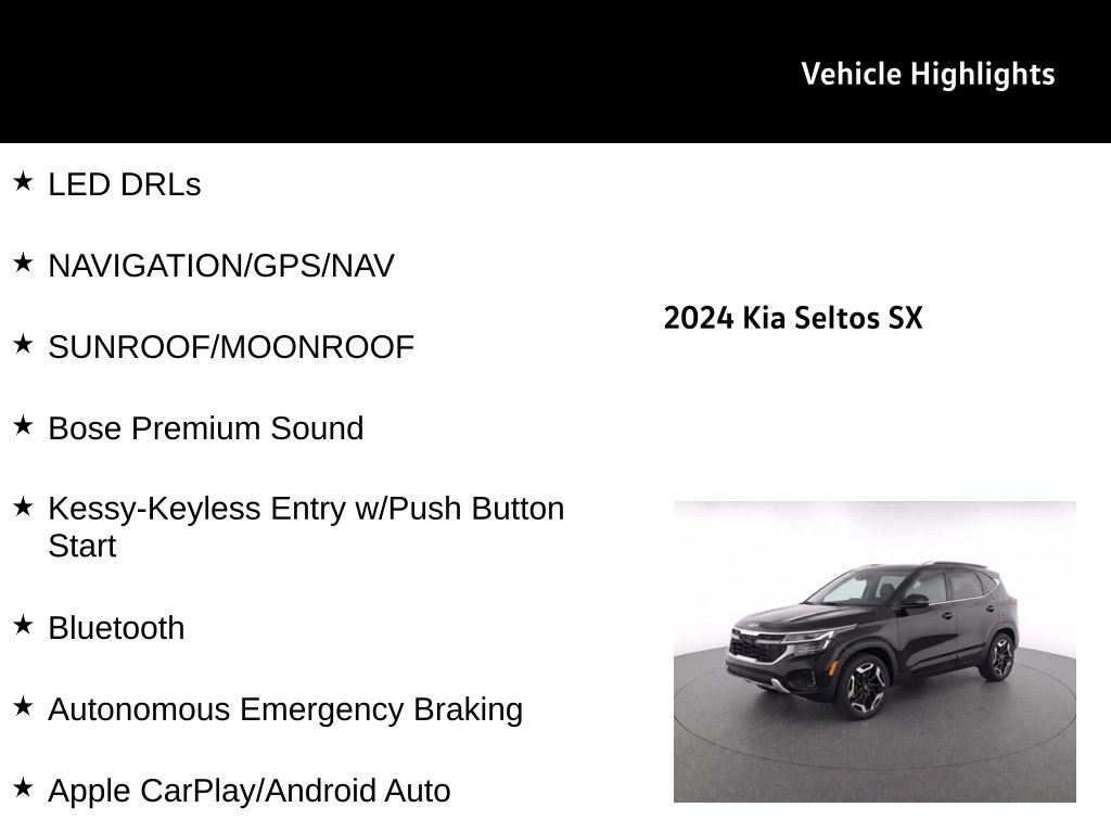 Used 2024 Fusion Black Kia SX image 32