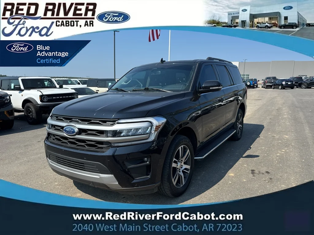Certified Used 2023 Agate Black Metallic Ford XLT image 1