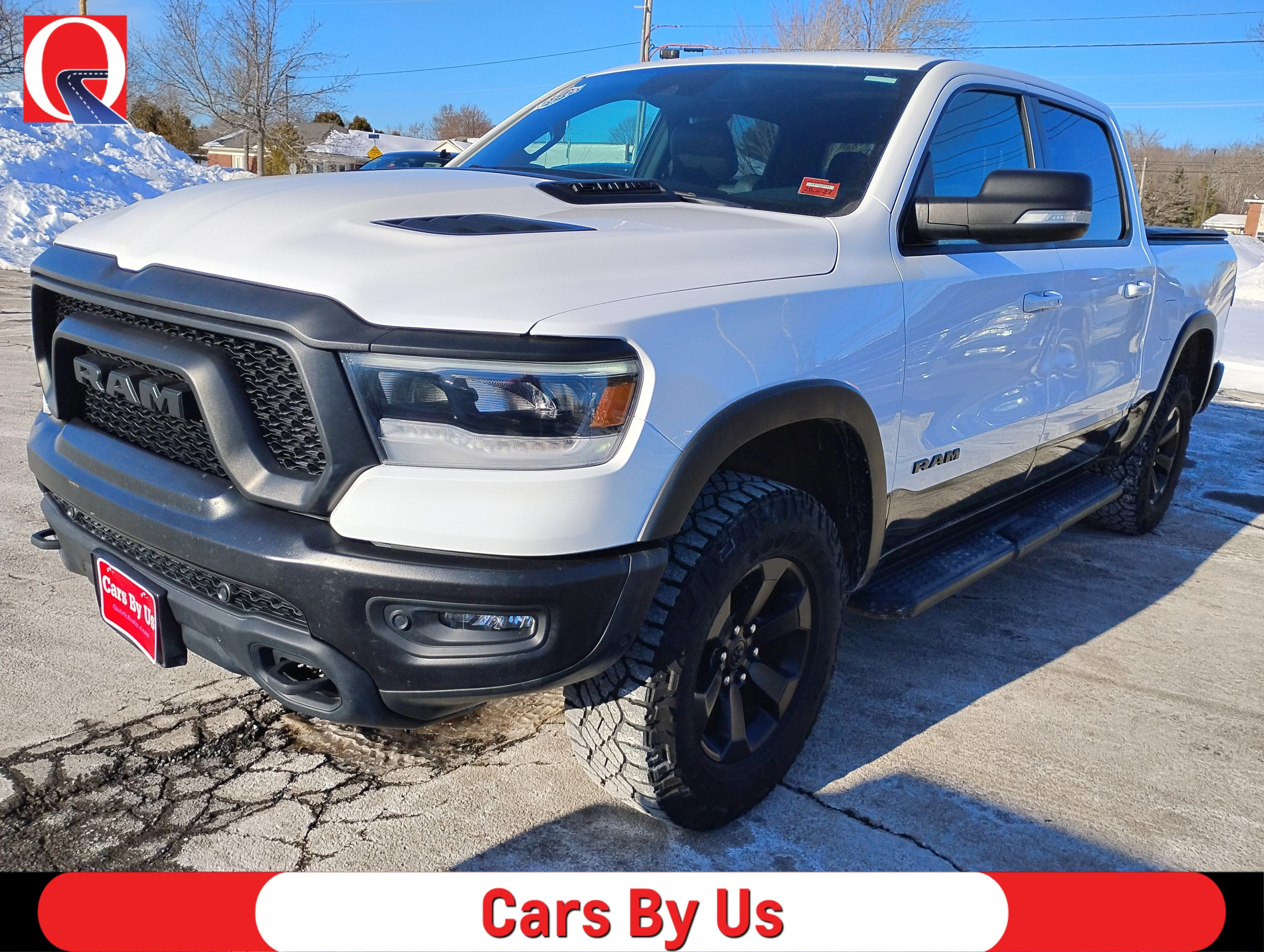 Used 2021 Bright White Clearcoat Ram Rebel image 1