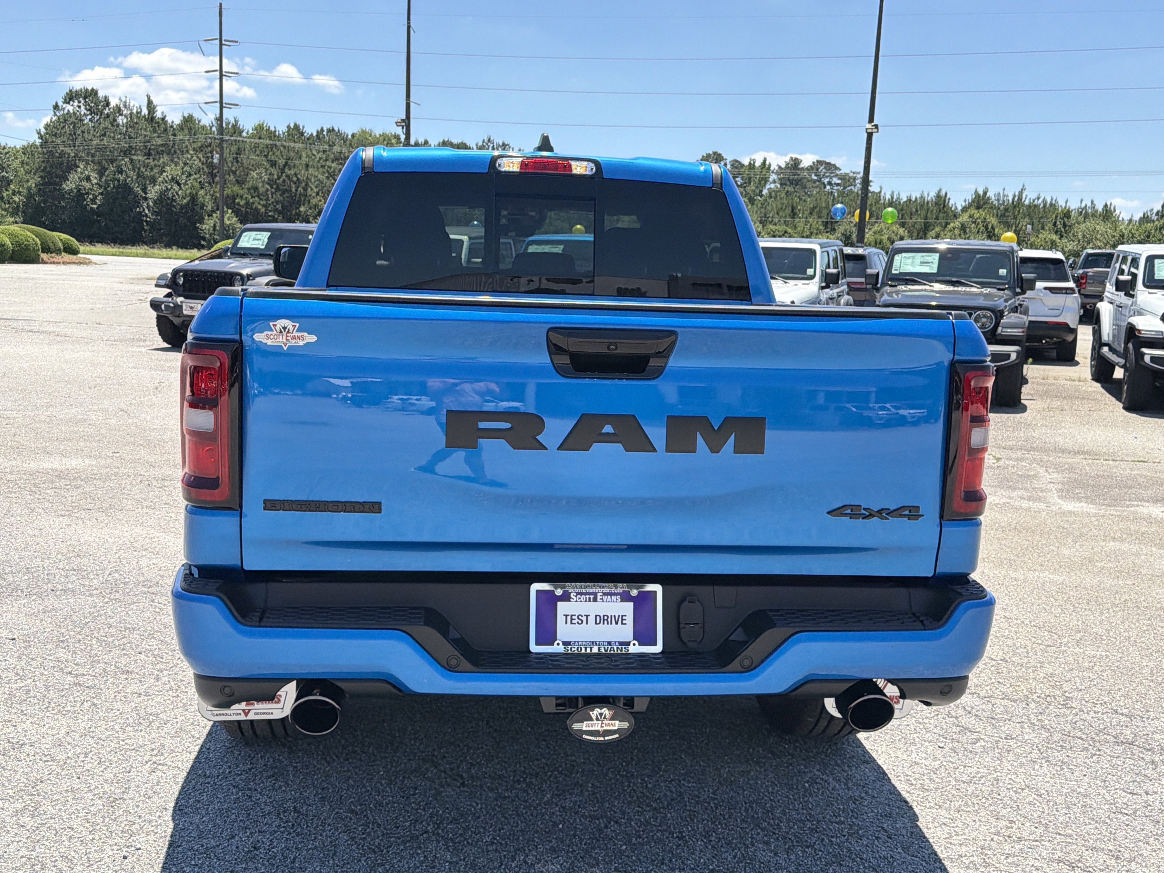 New 2026 Hydro Blue Pearl-Coat Exterior Paint RAM Big Horn image 7