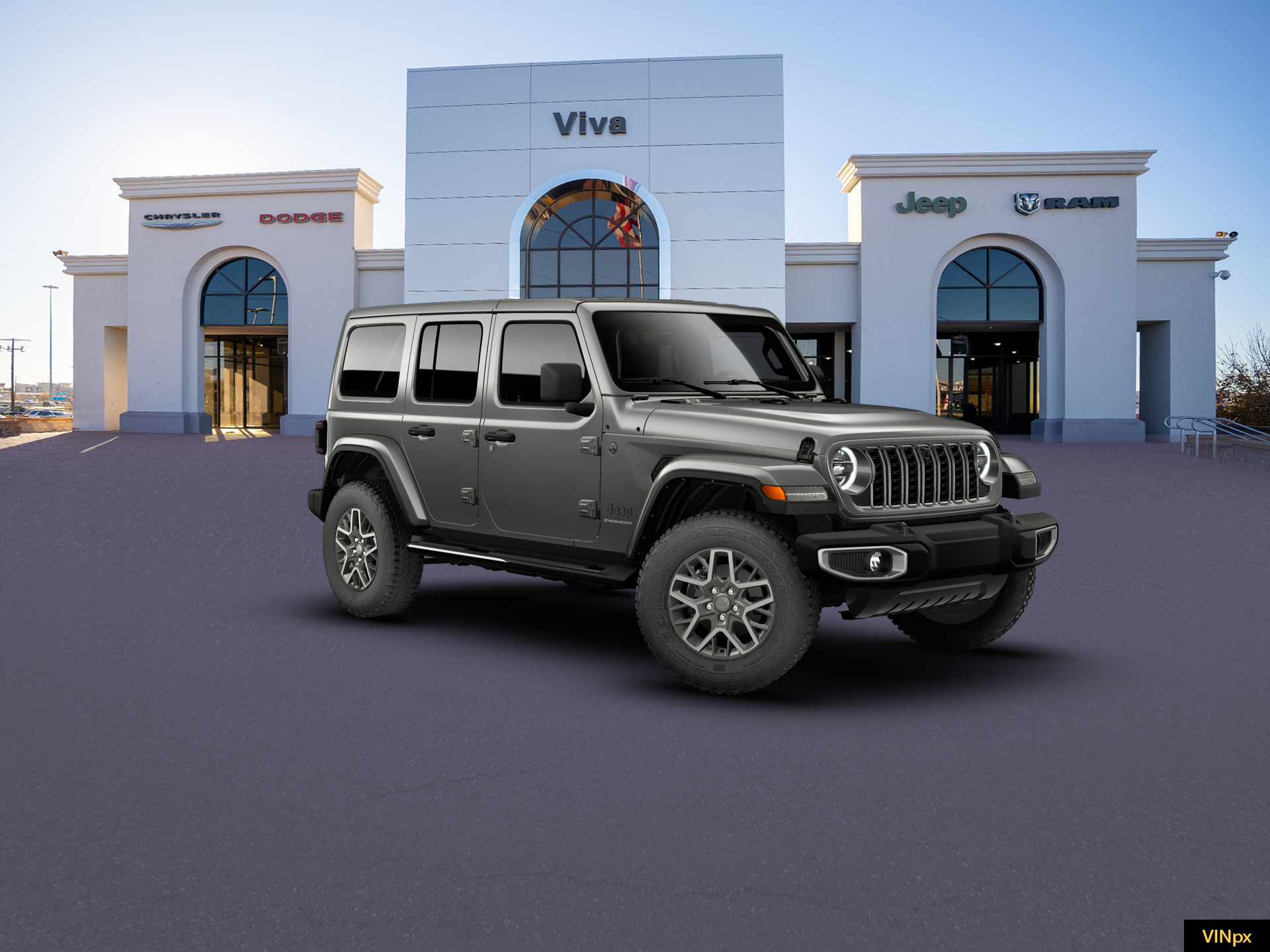 New 2026 Granite Crystal Metallic Clear-Coat Exterior Paint Jeep Sahara image 23