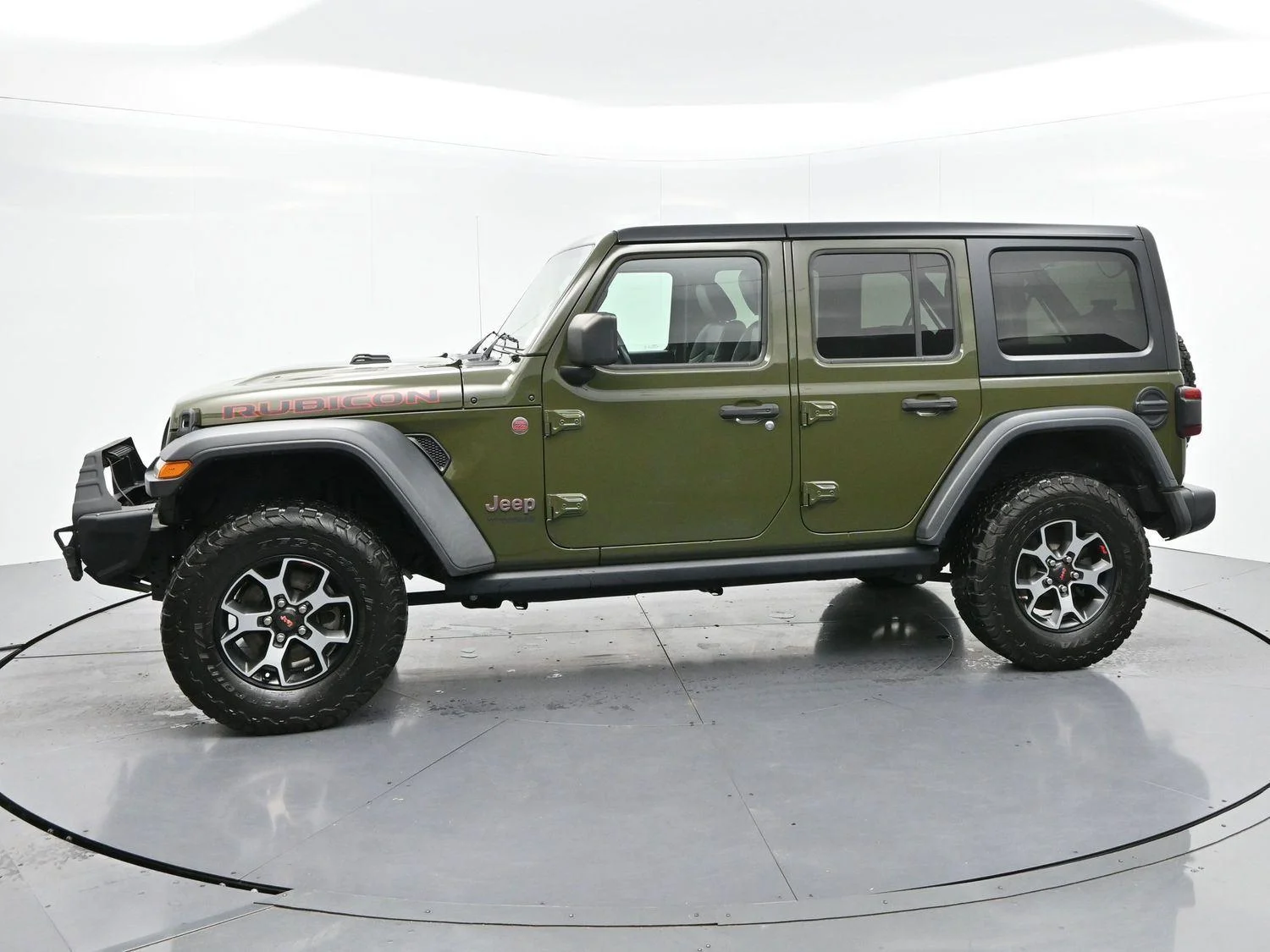 Used 2021 Sarge Green Clearcoat Jeep Unlimited Rubicon image 3