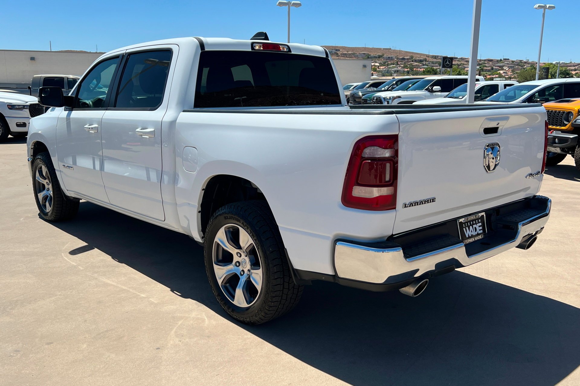 Used 2024 Bright White Clearcoat Ram Laramie image 3
