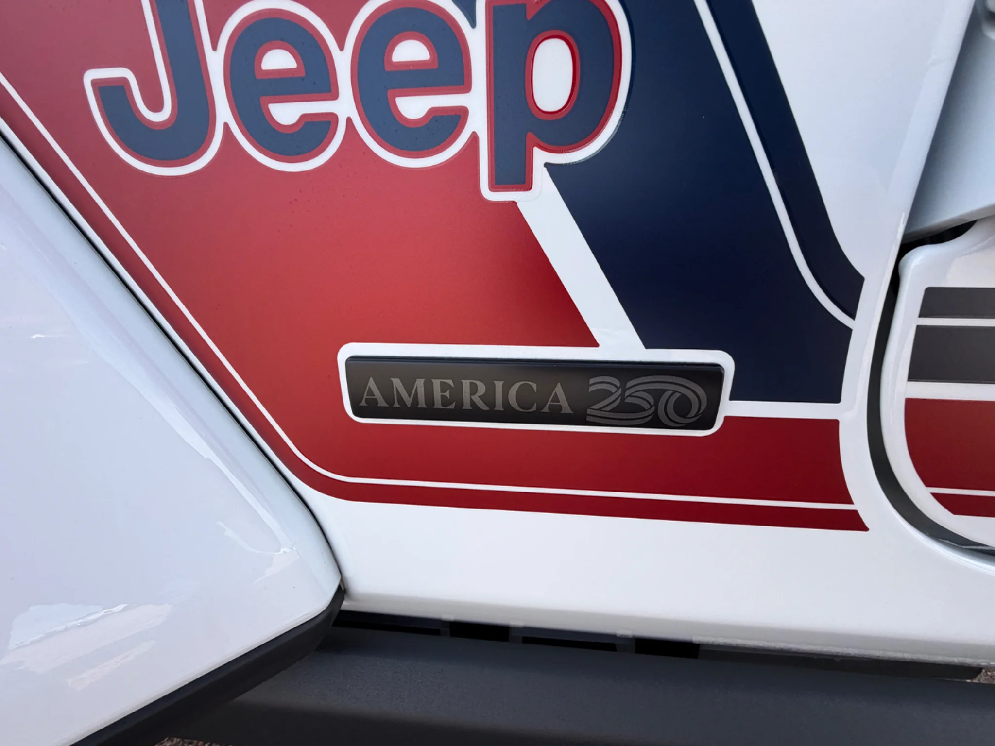 New 2026 Bright White Clearcoat Jeep America 250 image 12