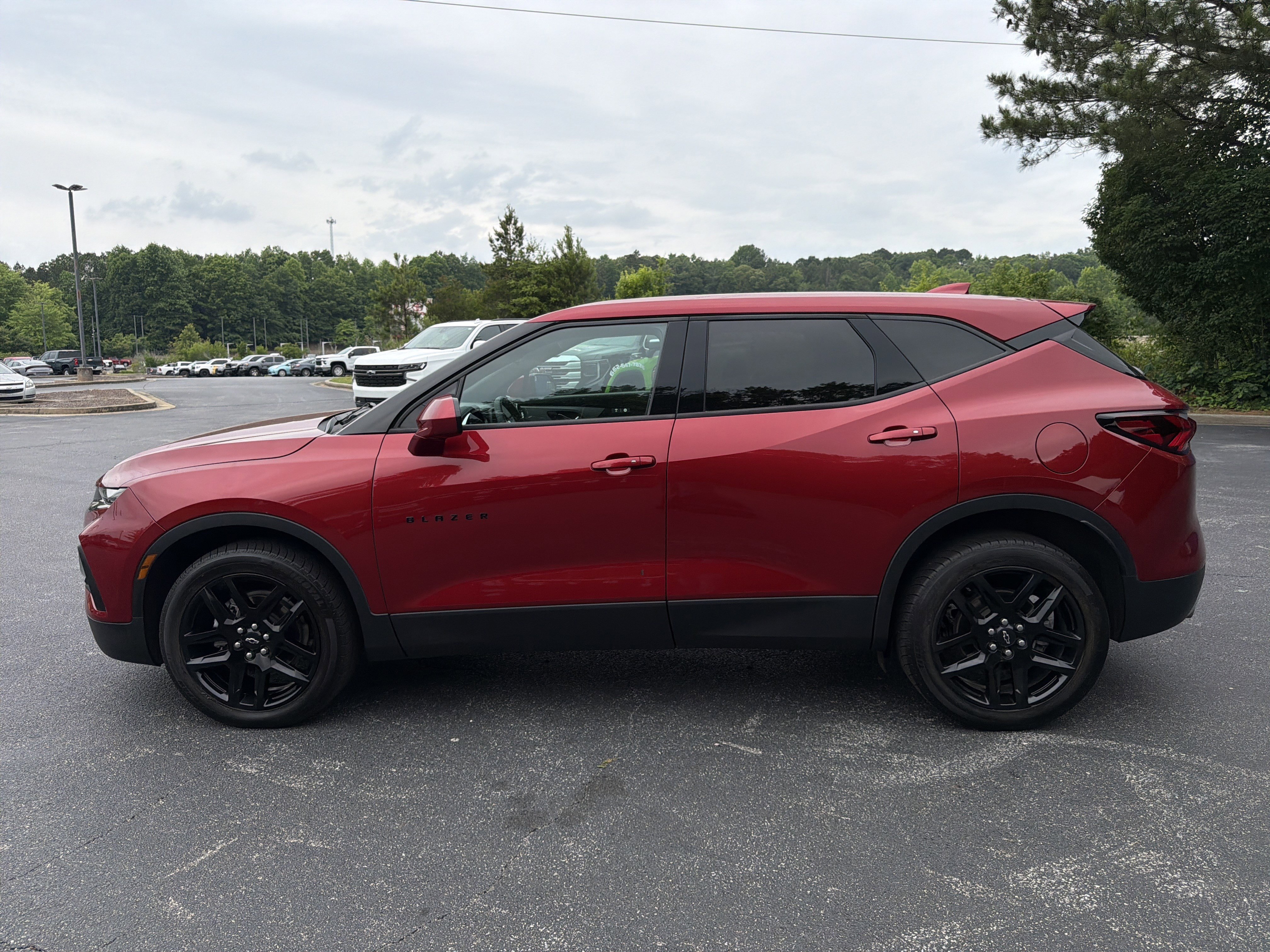 Used 2021 CHERRY RED TINTCOAT Chevrolet LT image 8