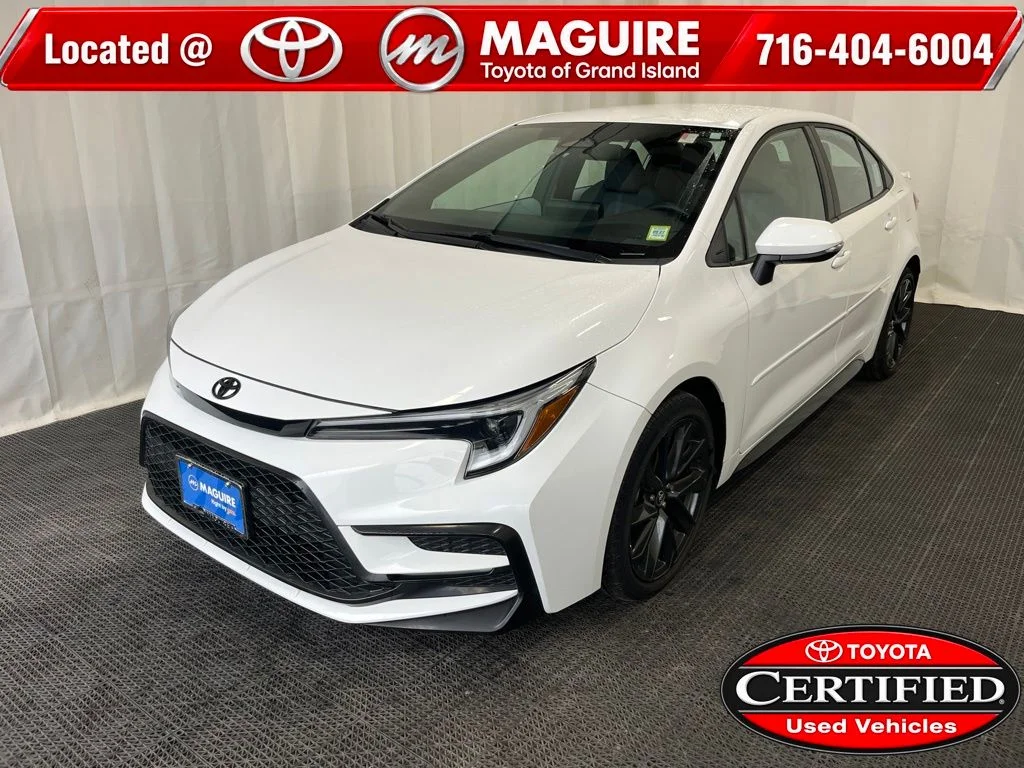 Used 2023 White Toyota SE image 1