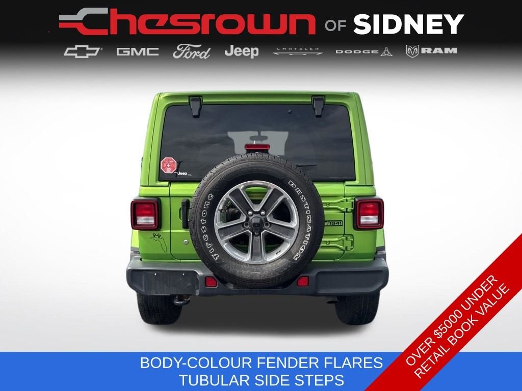 Used 2019 Green Jeep Unlimited Sahara image 4