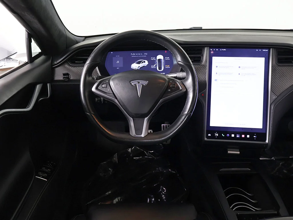 Used 2019 Pearl White Multi-Coat Tesla Performance image 34