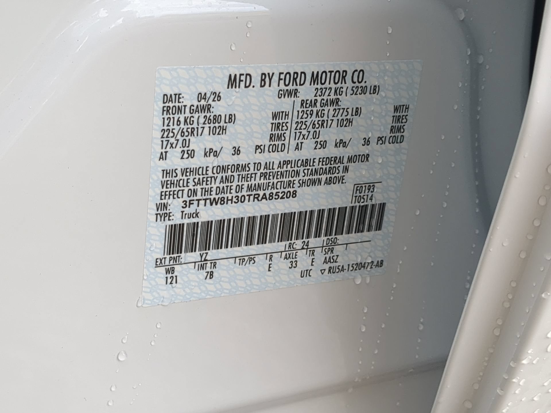 New 2026 Oxford White Ford XLT image 66