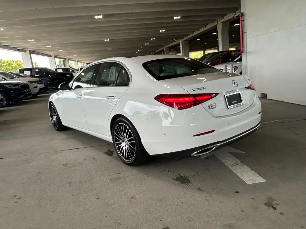 Used 2025 White Mercedes-Benz C 300 image 3