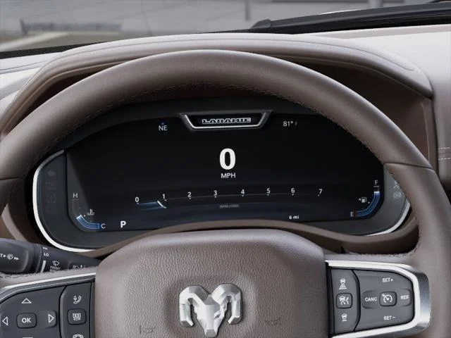 New 2026 Molten Red Pearl-Coat Exterior Paint RAM Laramie image 95