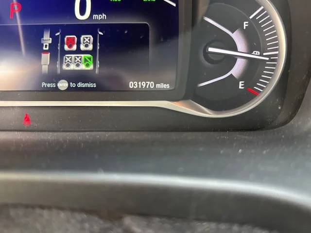 Used 2023 Red Honda AWD EX-L image 2