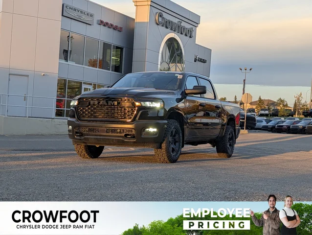 2026 RAM 1500 Warlock - - 4x4 - 3.0L Hurricane Twin Turbo - E-Locker Axle - 18 Black Wheels & More!