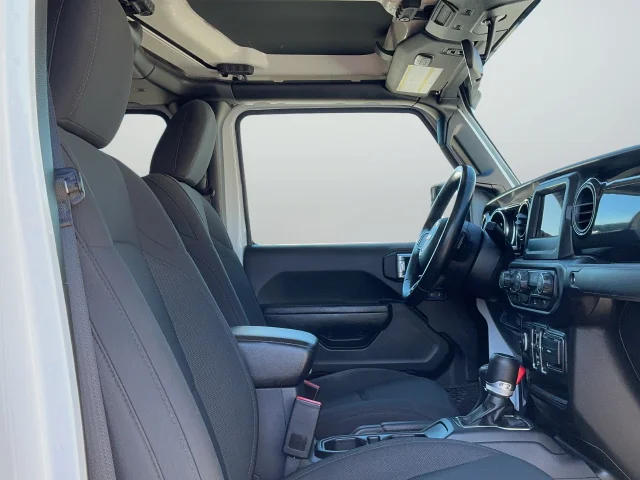 Used 2022 Bright White Clearcoat Jeep Sport image 24