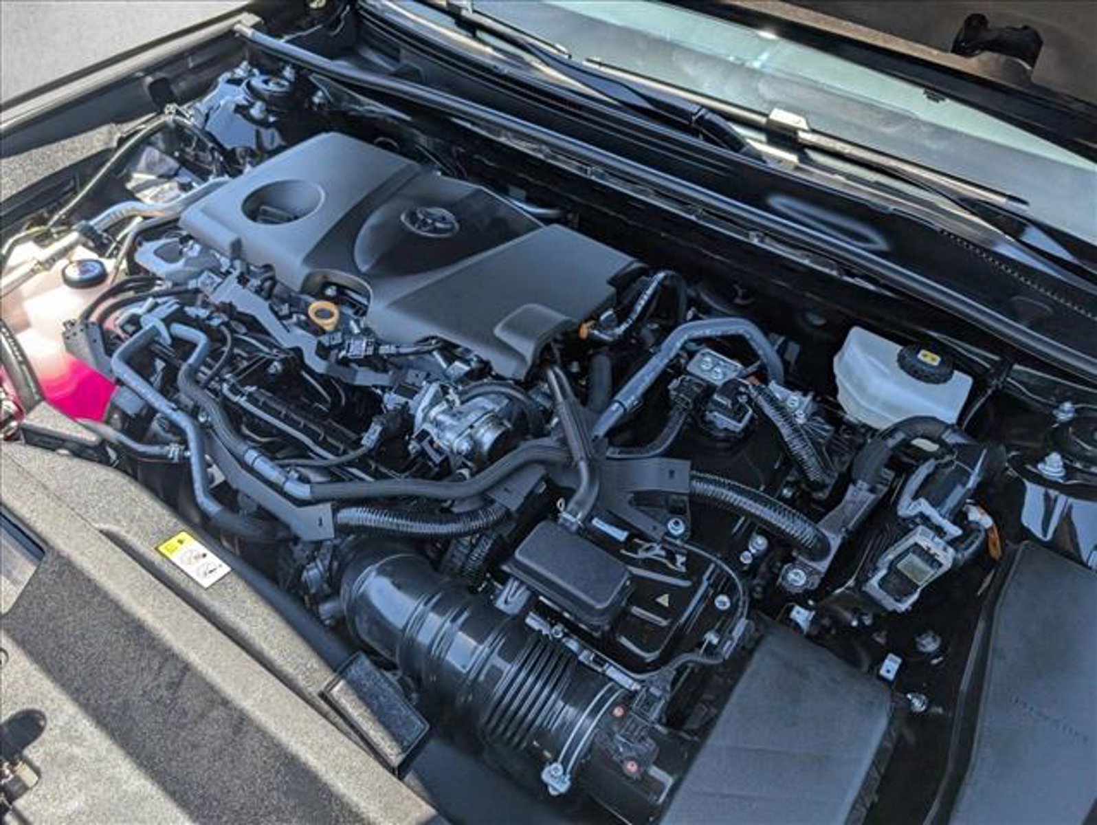 Used 2025 Midnight Black Metallic Toyota SE image 21