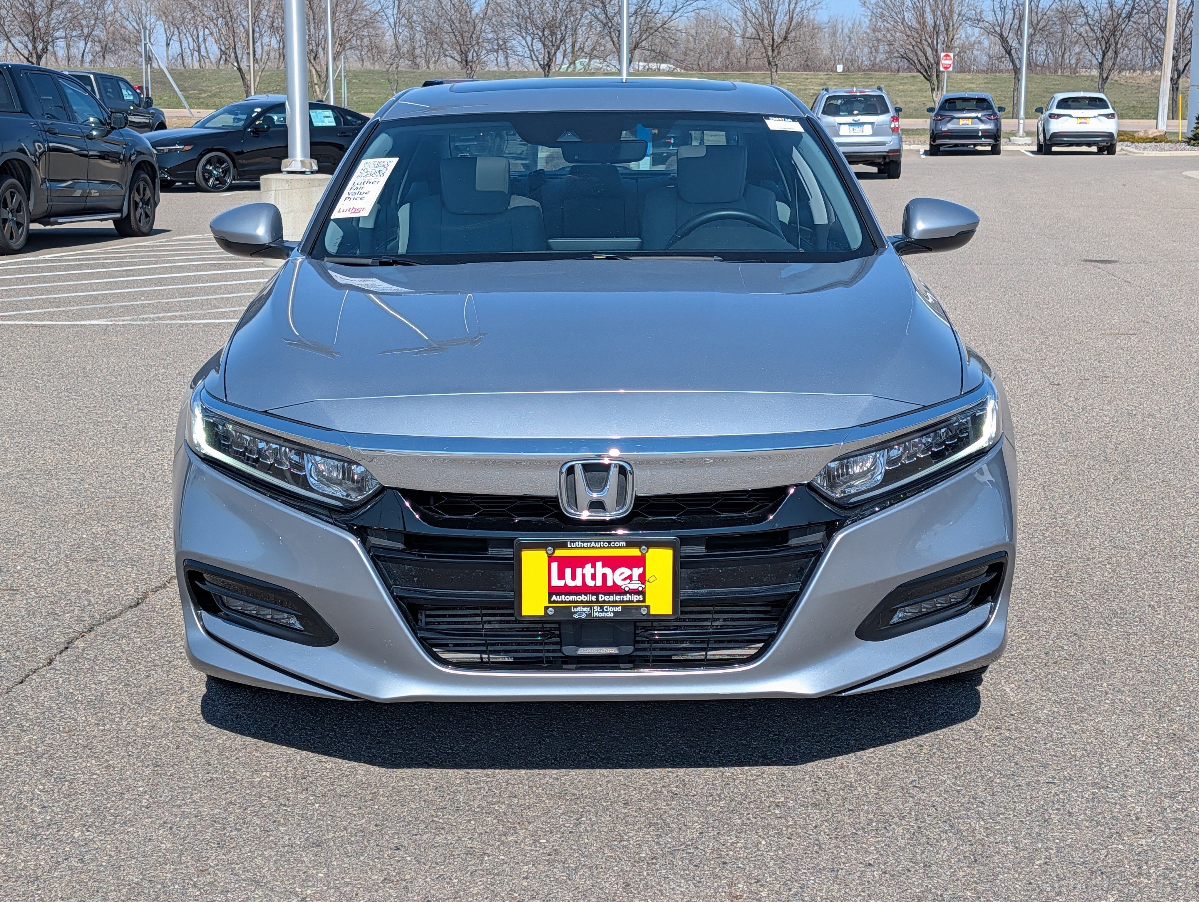 Used 2018 Honda Accord EX-L with VIN 1HGCV1F56JA209568 for sale in Waite Park, Minnesota