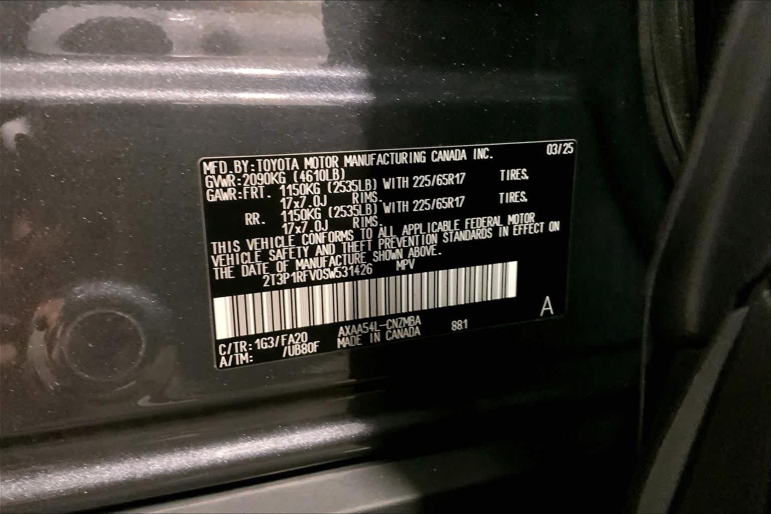 Used 2025 Magnetic Gray Metallic Toyota XLE image 37