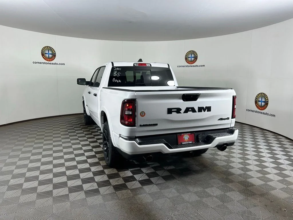 New 2026 Ivory White Tri-Coat Pearl-Coat Exterior Paint RAM Laramie image 19