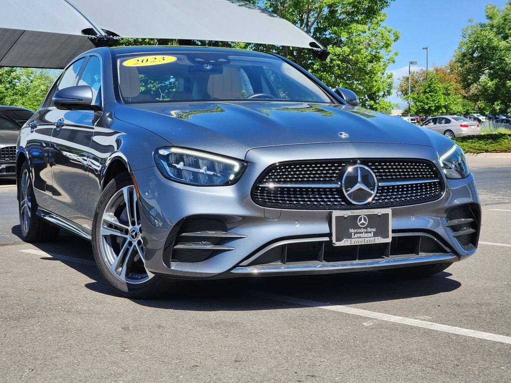 Certified Used 2023 Selenite Grey Metallic Mercedes-Benz E350 4MATIC® image 1