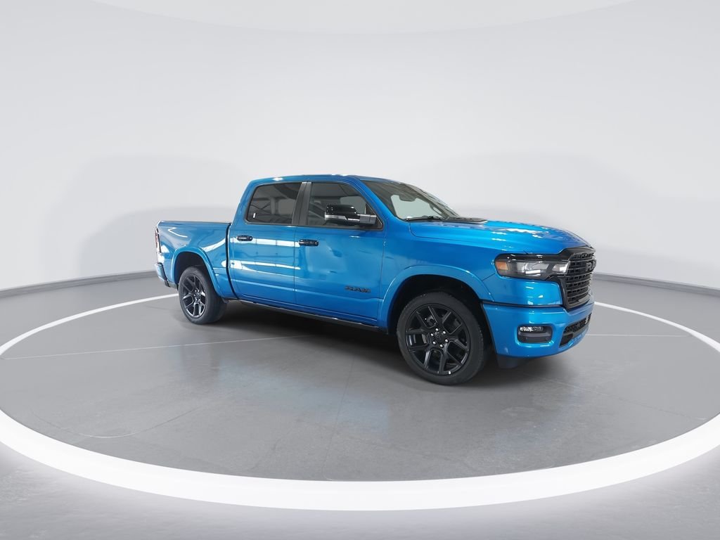 New 2026 Hydro Blue Pearl-Coat Exterior Paint RAM Laramie image 2