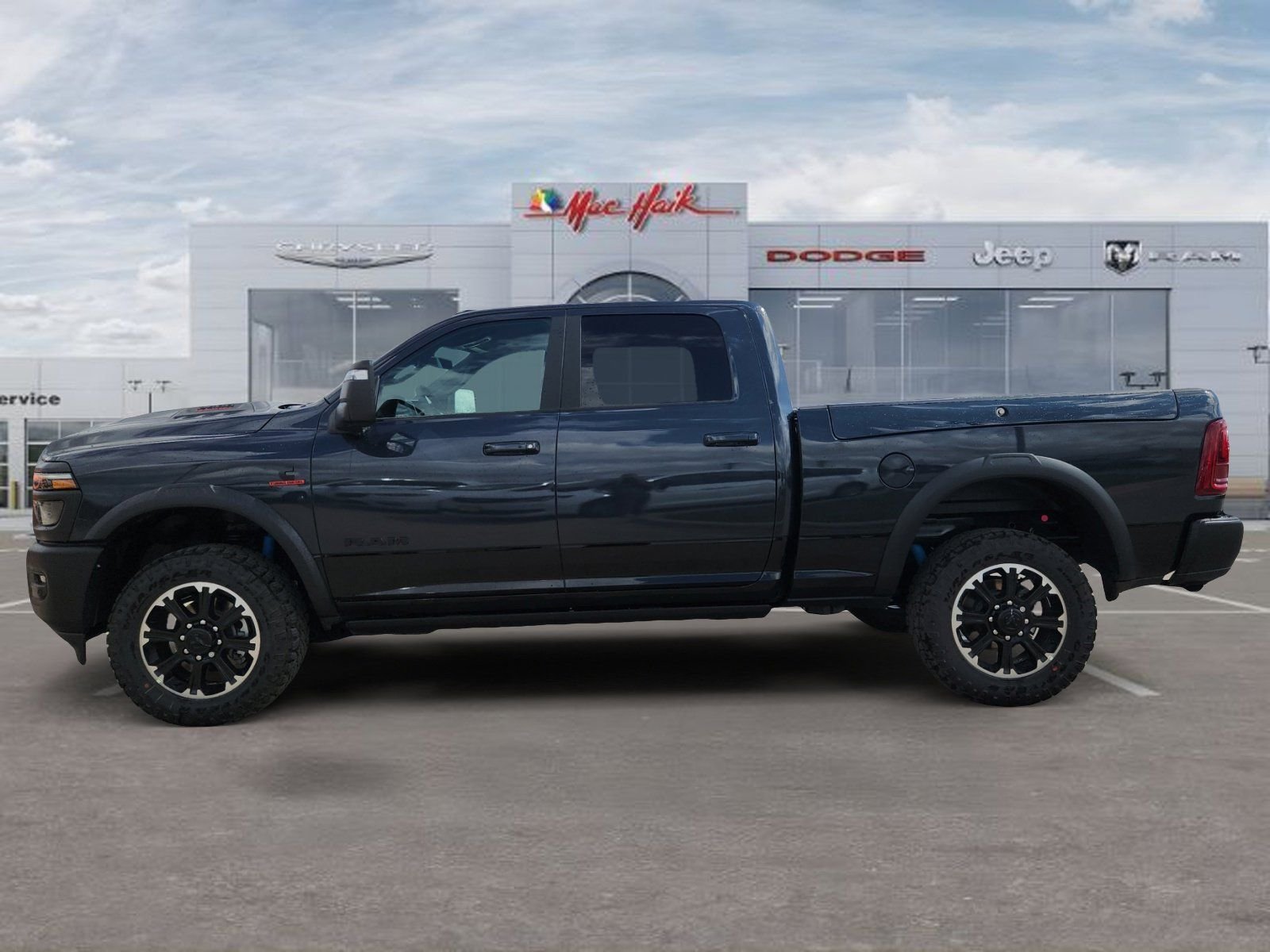 New 2026 Forged Blue Metallic Exterior Paint RAM Rebel image 2