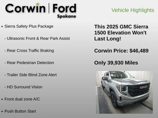 Used 2025 Gray GMC Elevation image 5